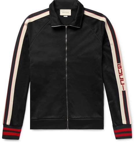 gucci technical jersey jacket replica|gucci jacket farfetch.